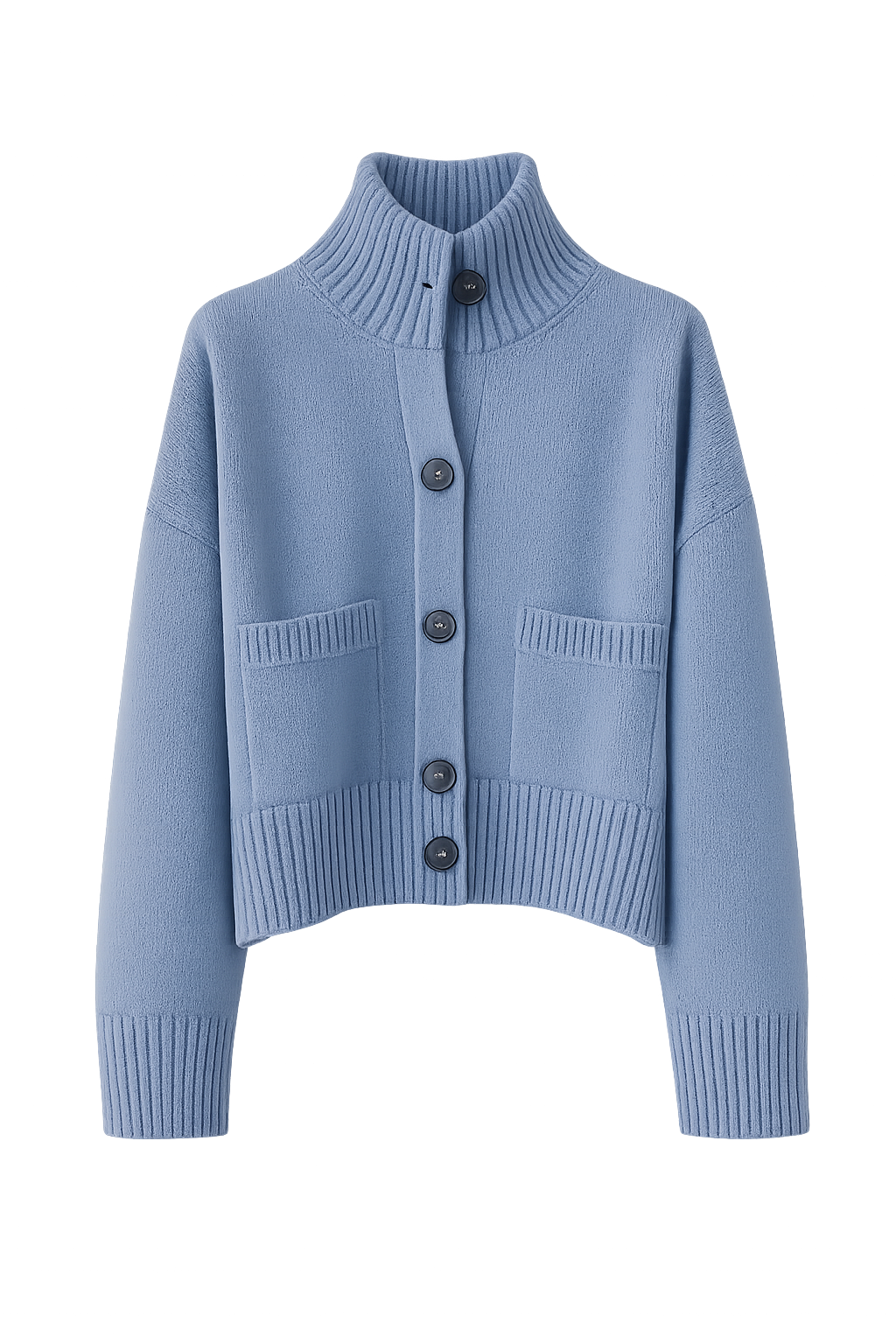 Strickjacke weit azure