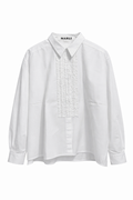 Rüschenbluse weiß