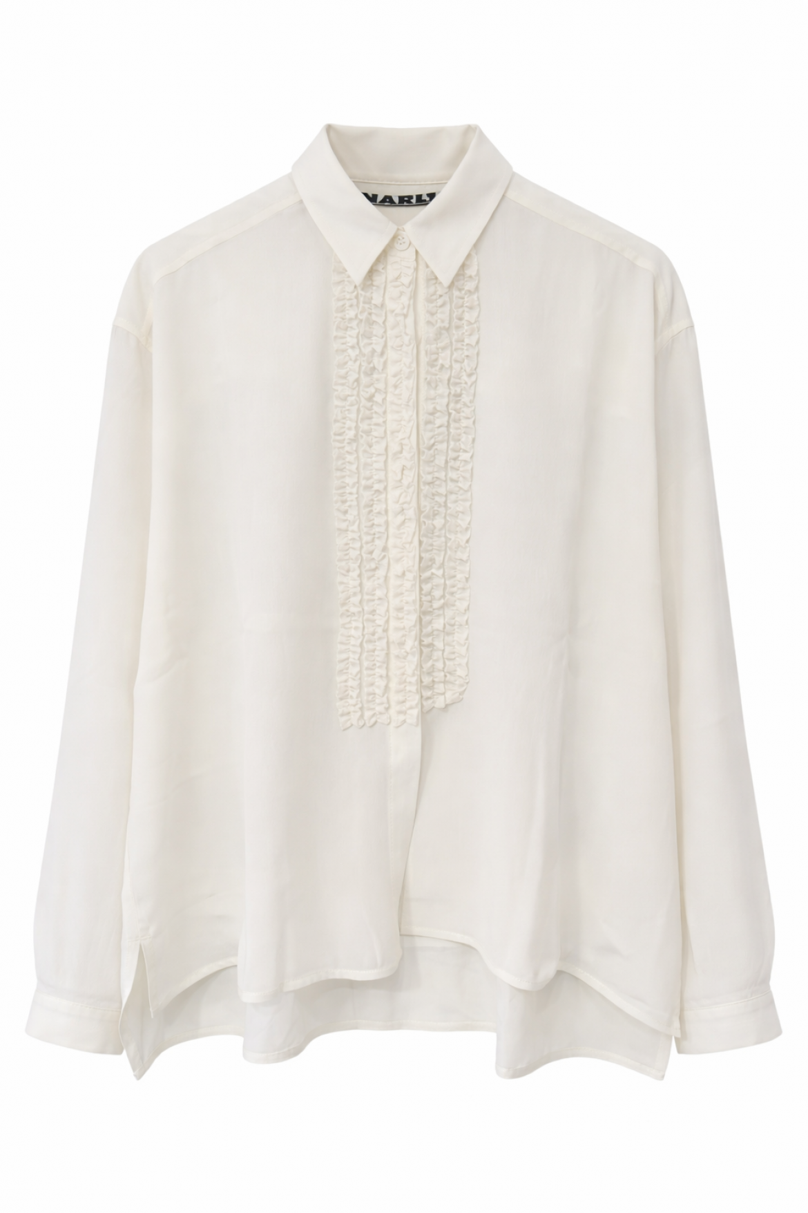 NARLI Seidenbluse pearl