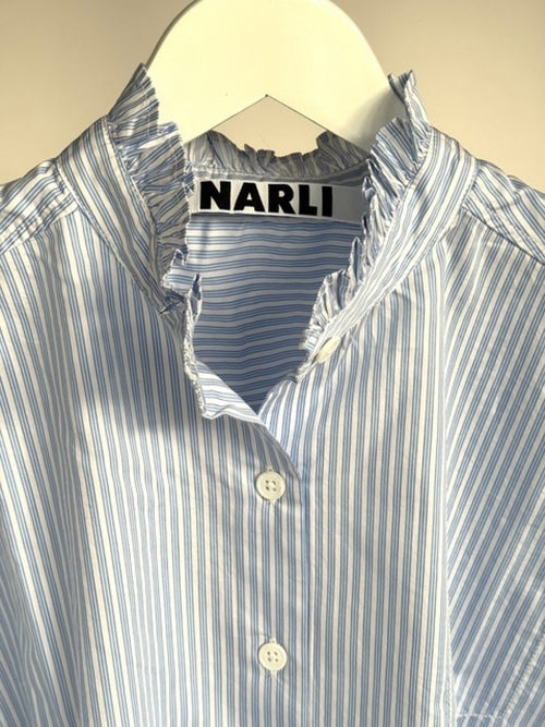 Bluse blue stripe